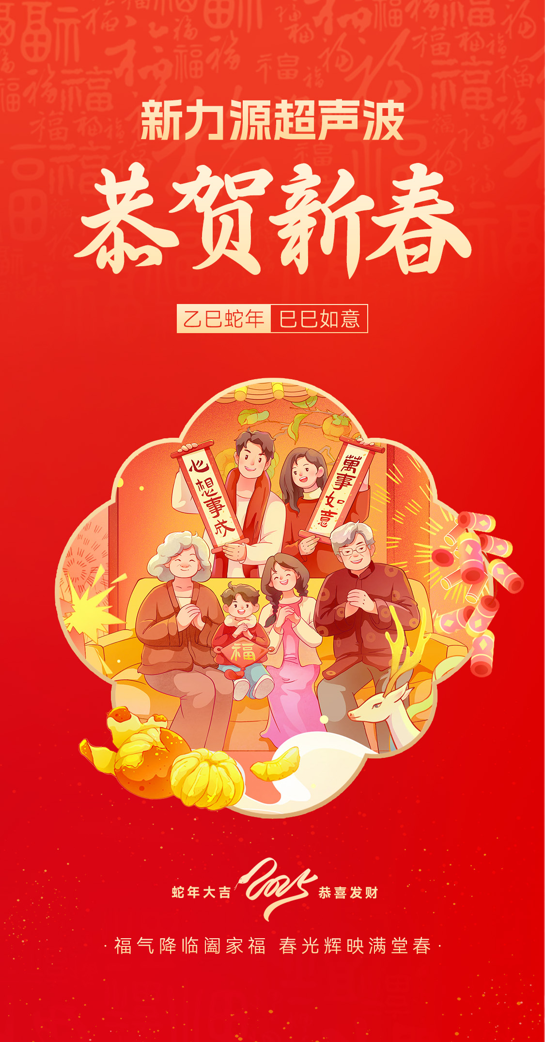 恭賀新春，新力源超聲波向您拜年啦！